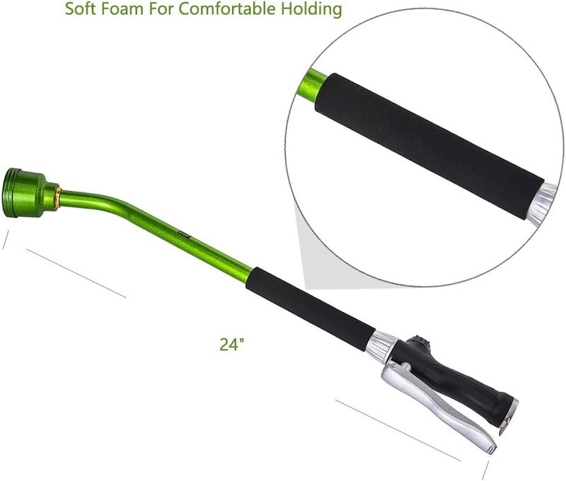 GREEN MOUNT Watering Wand, 24 Inch Sprayer Wand with Superior Stainless Head, Perfect for Hanging Baskets, Plants, Flowers, Shrubs, Garden and Lawn - Image 5